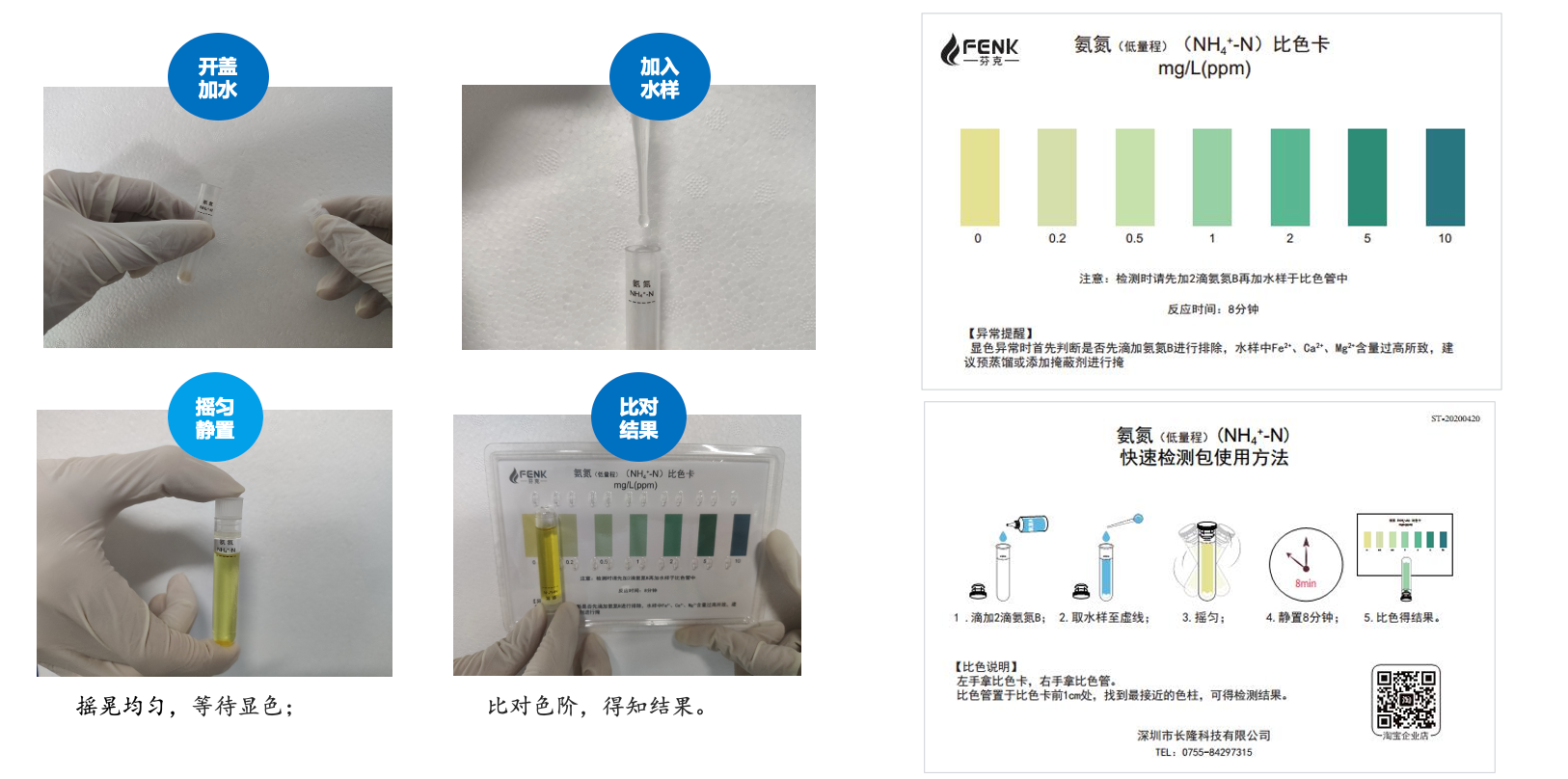 芬克水質(zhì)快速檢測包檢測方法